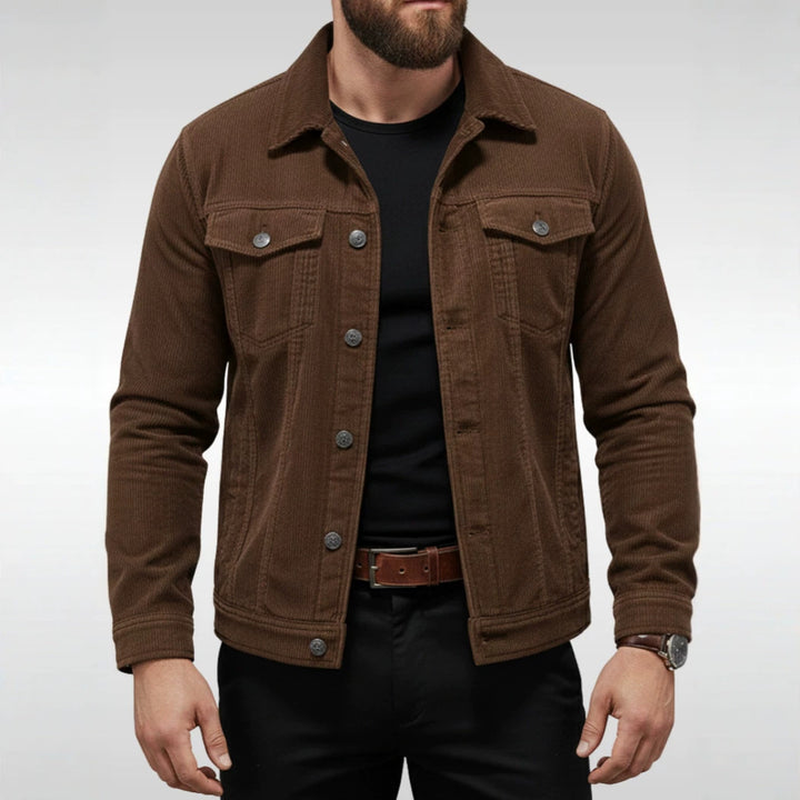 Herren Cordjacke mit Taschen