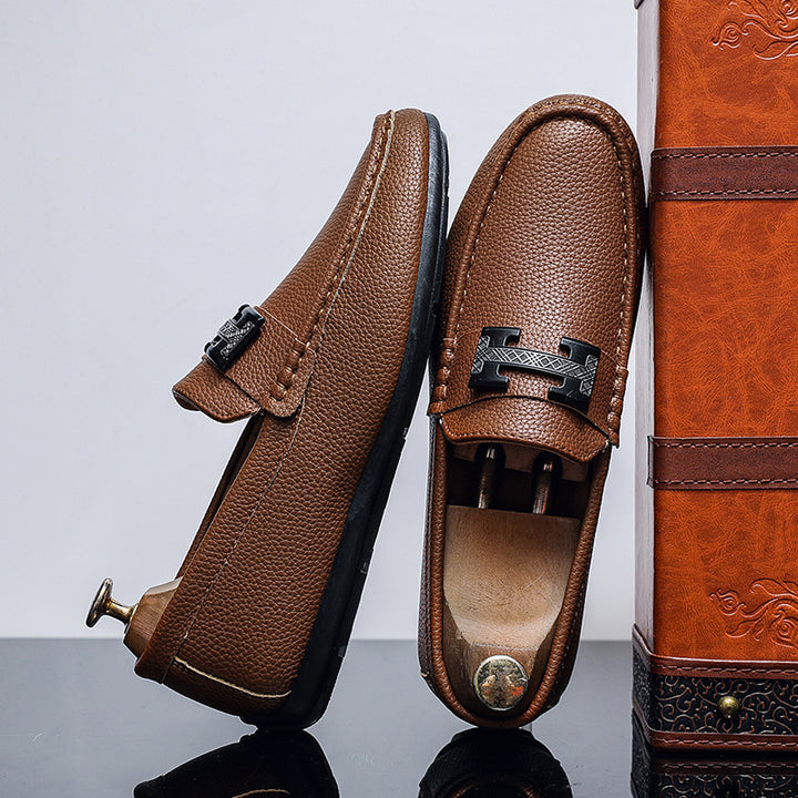 Herren Elegante Mokassin Schuhe Drune