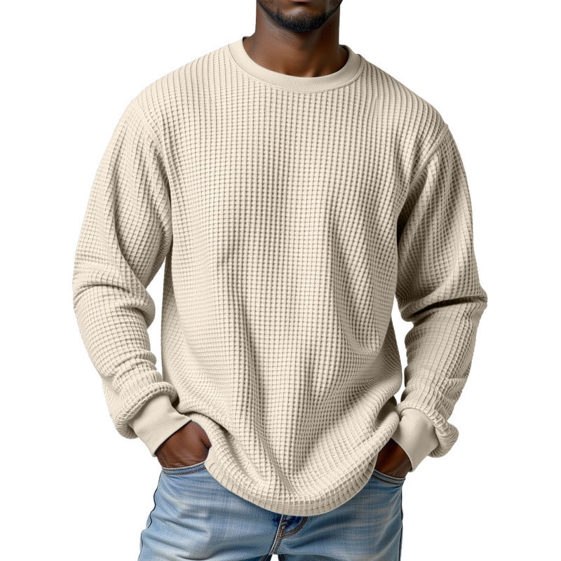 Herren Urbaner Pullover mit Waffelstruktur Drune