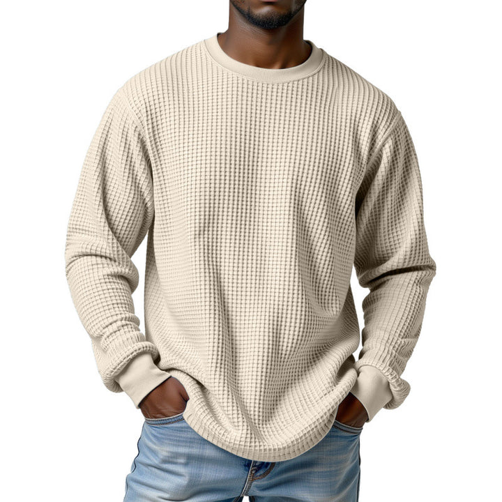 Herren Urbaner Pullover mit Waffelstruktur Drune
