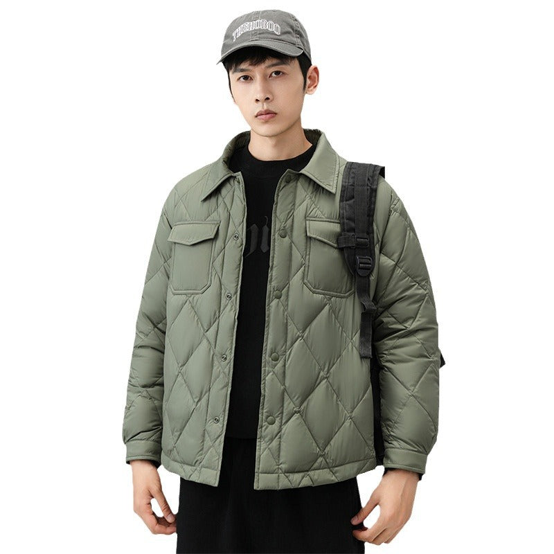 Herren Modische Steppjacke mit Taschen Drune