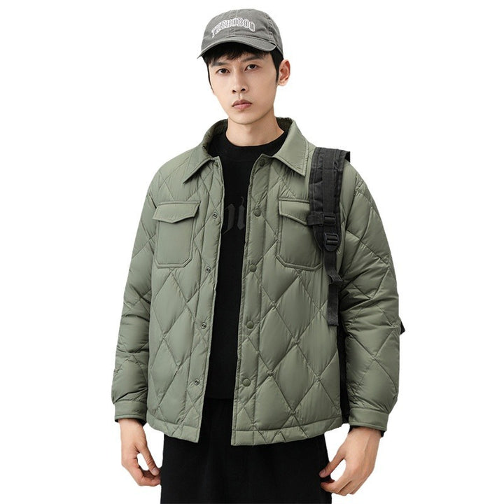 Herren Modische Steppjacke mit Taschen Drune