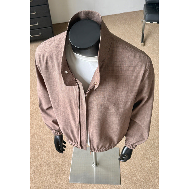 Damen Trendige Übergangsjacke mit hochgeschlossenem Kragen und sportlichem Design Drune