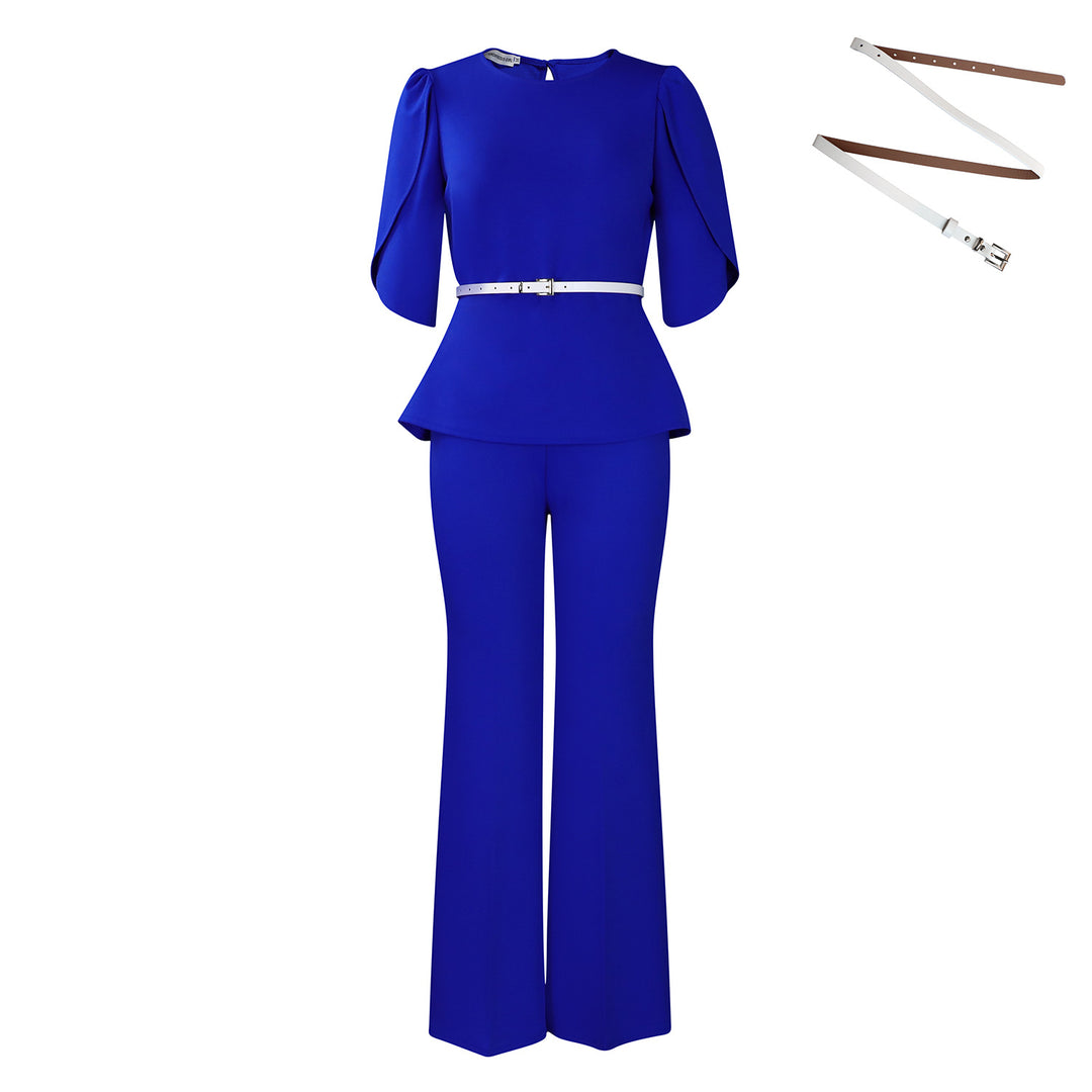 Damen elegante Kombination aus weichem Gewebe Drune