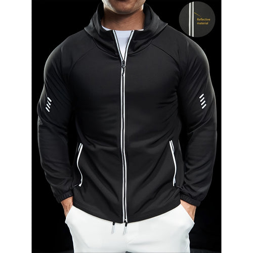 Herren Sportliche Übergangsjacke mit Reißverschlusstaschen Drune