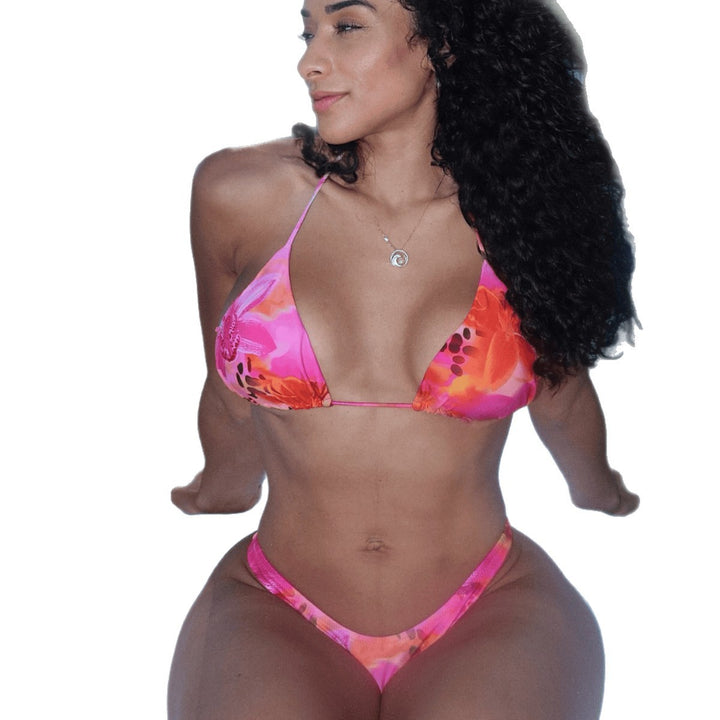 Damen Triangel-Bikini mit elegantem Hochschnitt Drune