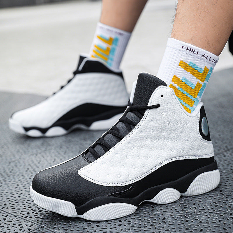 Herren Basketball-High-Top Sneaker mit reaktiver Dämpfung und verstärkter Knöchelstütze Drune