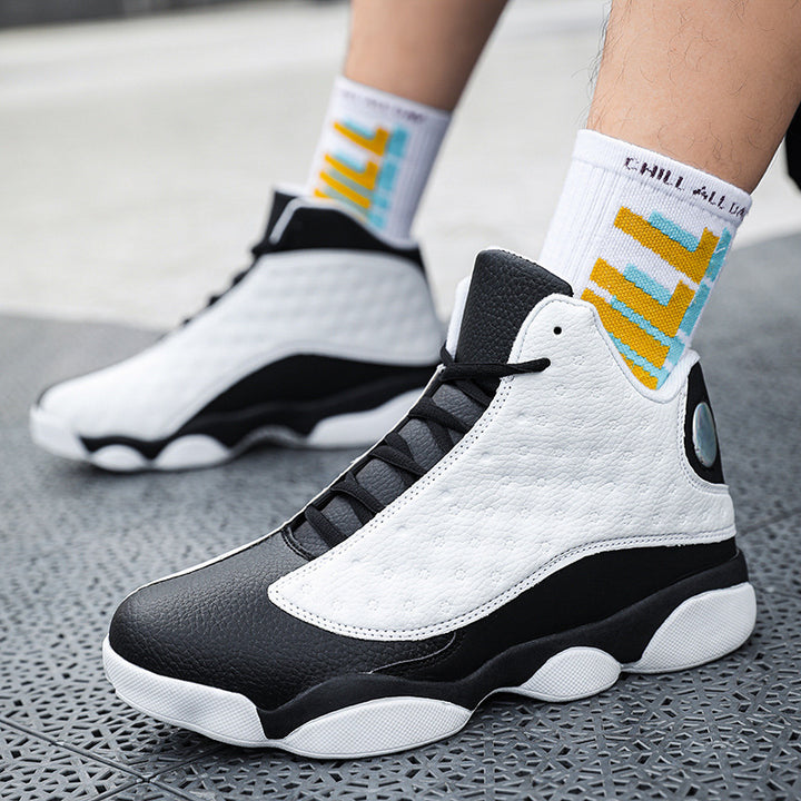 Herren Basketball-High-Top Sneaker mit reaktiver Dämpfung und verstärkter Knöchelstütze Drune