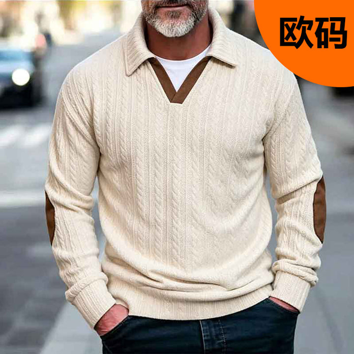 Herren Klassiker Strickpullover Drune