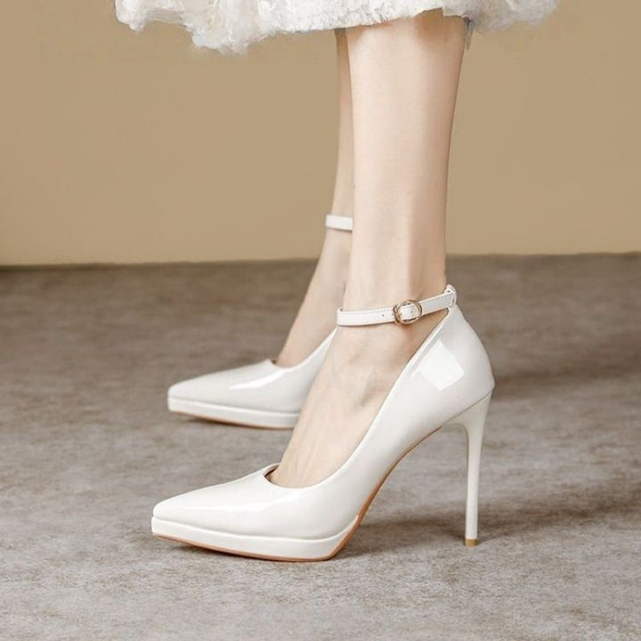 Damen spitze High Heel Pumps Drune