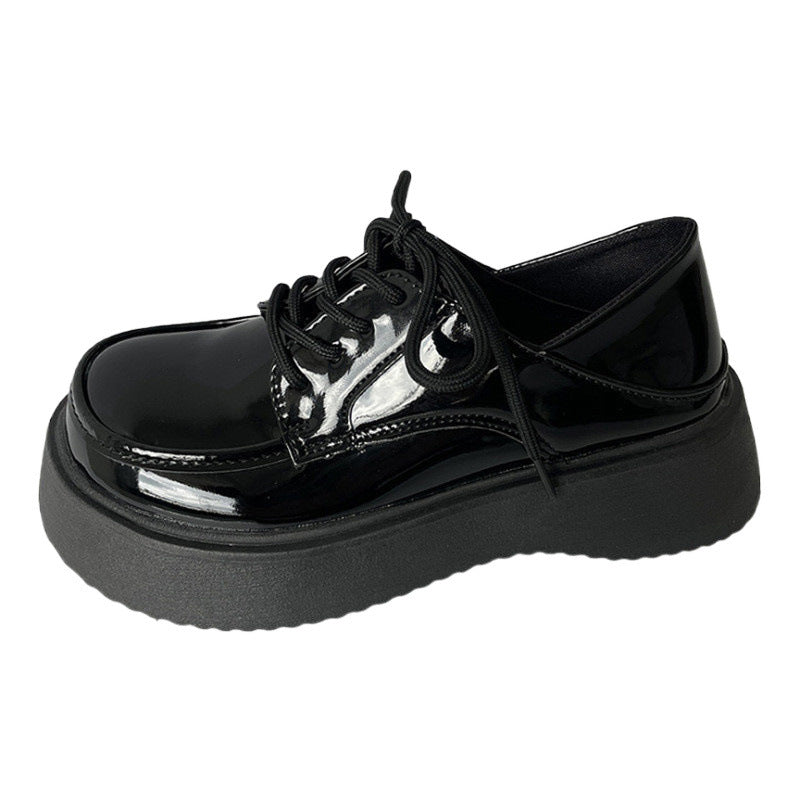 Damen Komfortable Schnürschuhe mit dicker Laufsohle und strapazierfähigem Obermaterial Drune