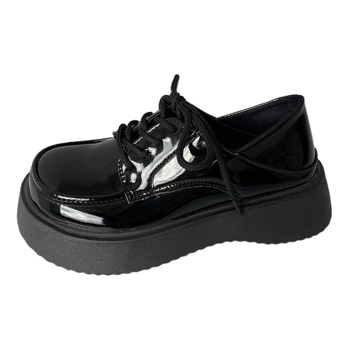Damen Komfortable Schnürschuhe mit dicker Laufsohle und strapazierfähigem Obermaterial Drune