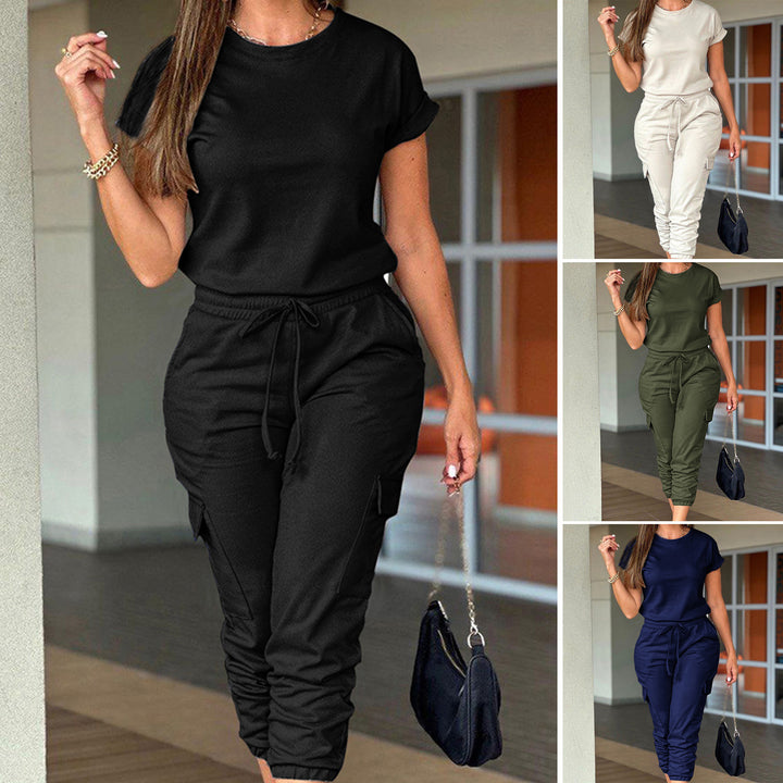 Damen Jogginganzug mit lässigem Schnitt und praktischen Taschen Drune