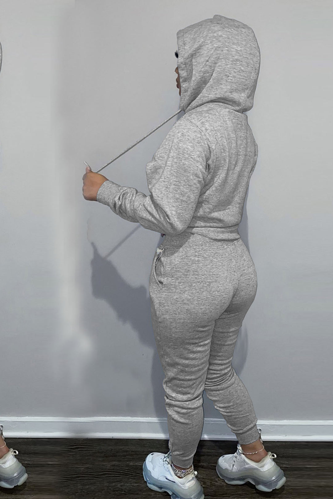 Herren Sportliches Hoodie- und Jogginghose-Set mit kreiertem Glücksspiel-Design Drune