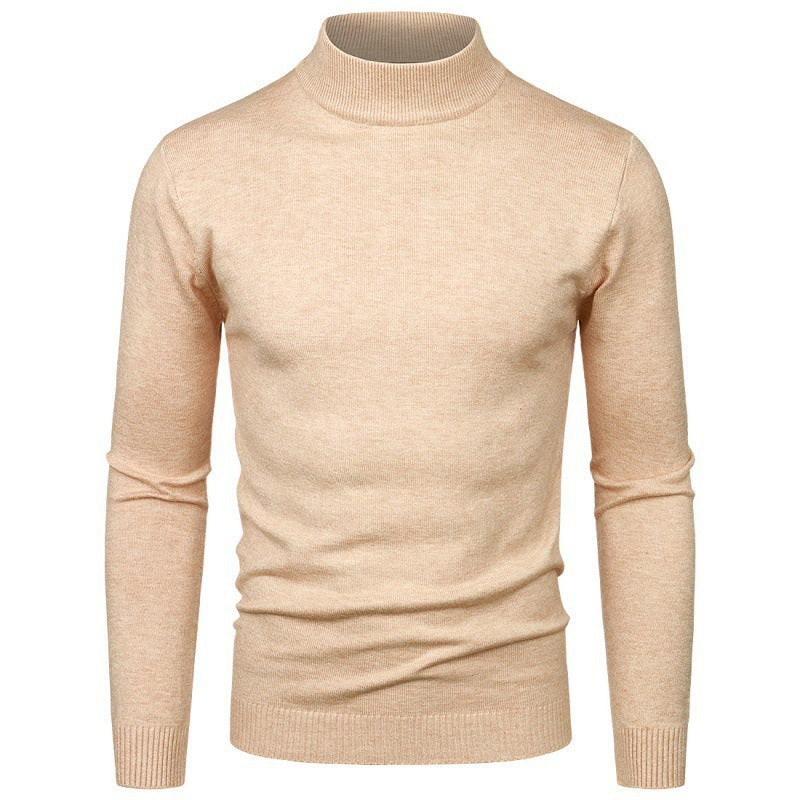 Herren eleganter Rollkragenpullover aus feiner Baumwollmischung Drune