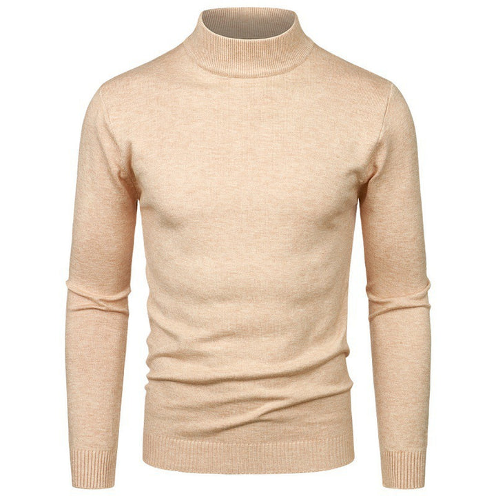 Herren eleganter Rollkragenpullover aus feiner Baumwollmischung Drune