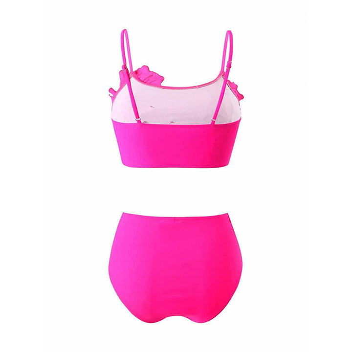 Damen Bikini-Set mit Blumenapplikationen Drune