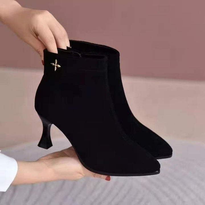 Damen Elegante und stilvolle Stiefeletten Drune