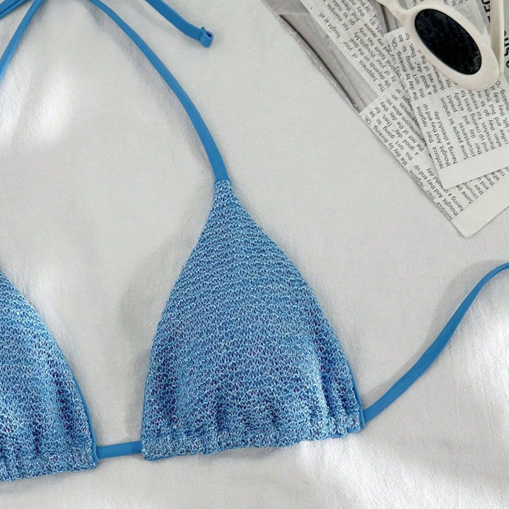 Damen gehäkelter Triangel-Bikini Drune