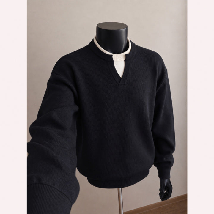 Herren Hochwertiger Strickpullover Drune