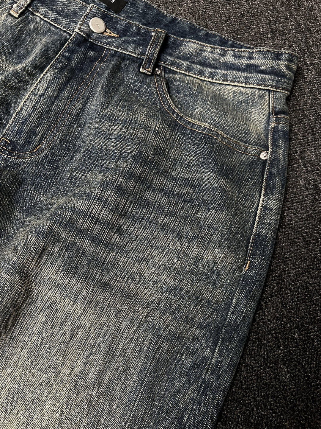Herren Klassische Denim-Jeans im Vintage-Stil Drune