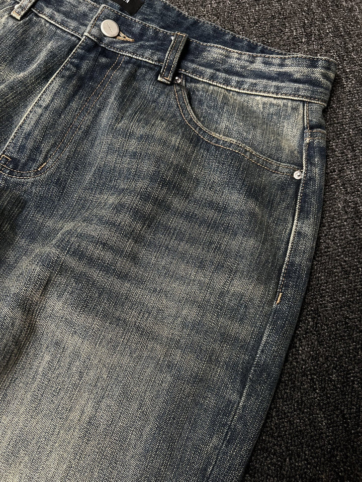 Herren Klassische Denim-Jeans im Vintage-Stil Drune