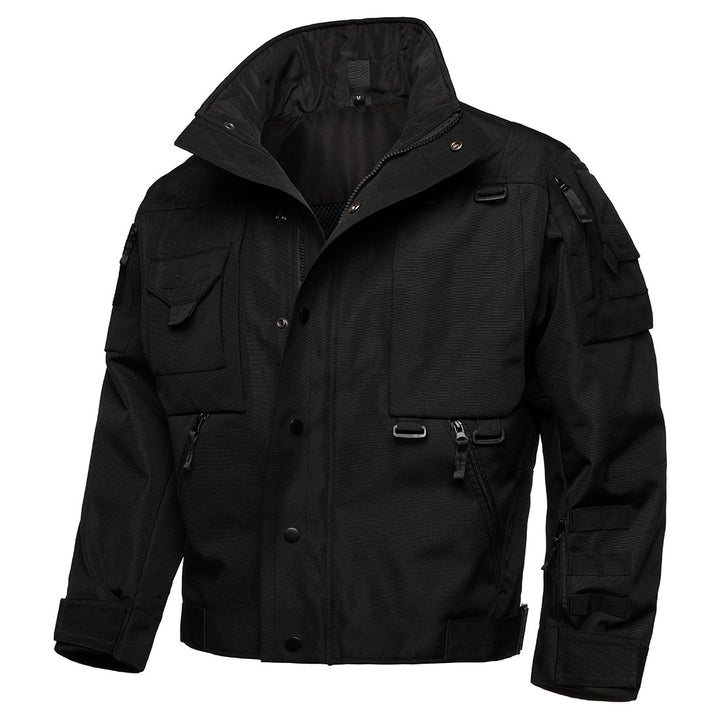 Herren Tactical Field Jacke mit Multi‑Taschen, verstellbaren Bündchen und wasserabweisender Ripstop‑Qualität Drune