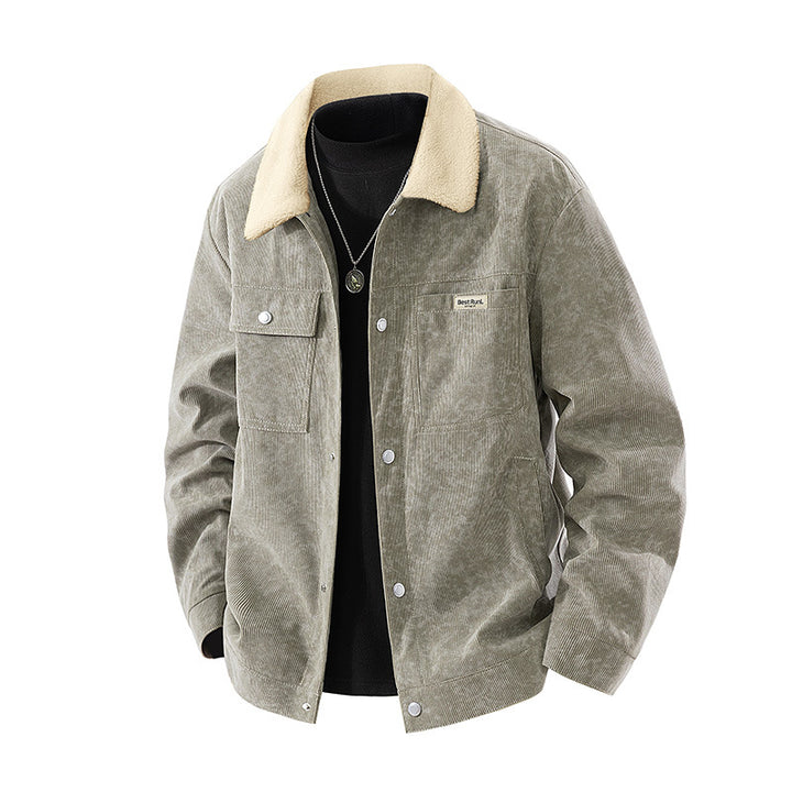 Herren Urbaner Overshirt mit modernen Taschen Drune