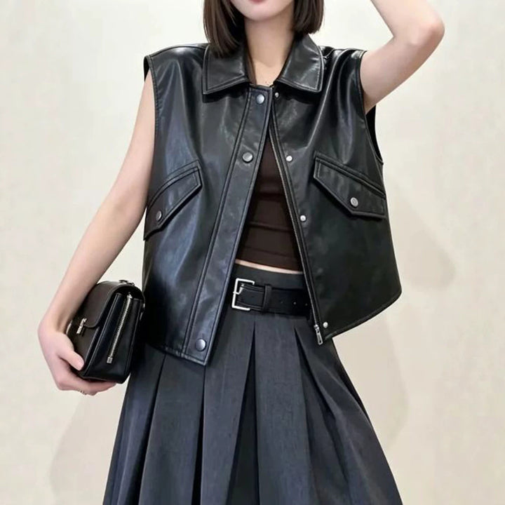 Damen Figurbetonter Stretch-Minirock mit hoher Taille und schlankem Schnitt Drune