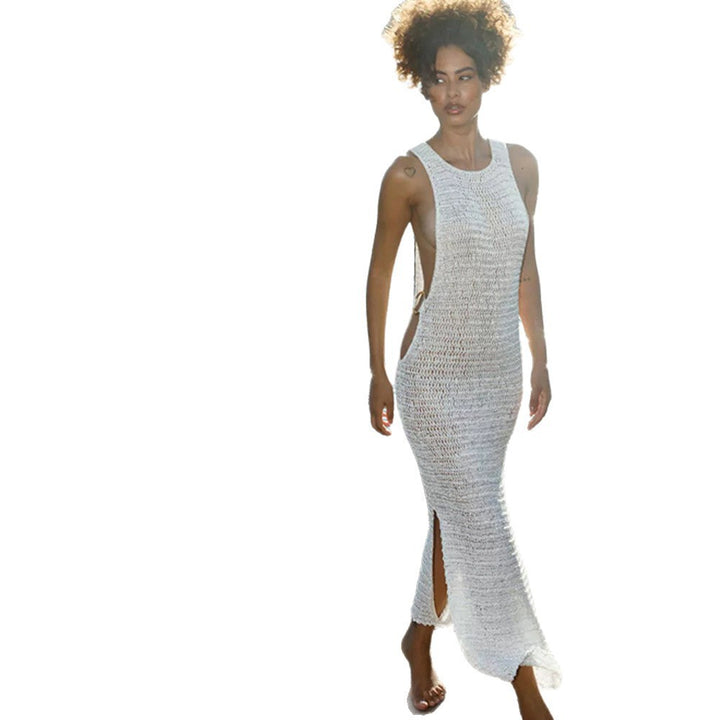 Damen Strandkleid mit seitlichen Cut-Outs Drune