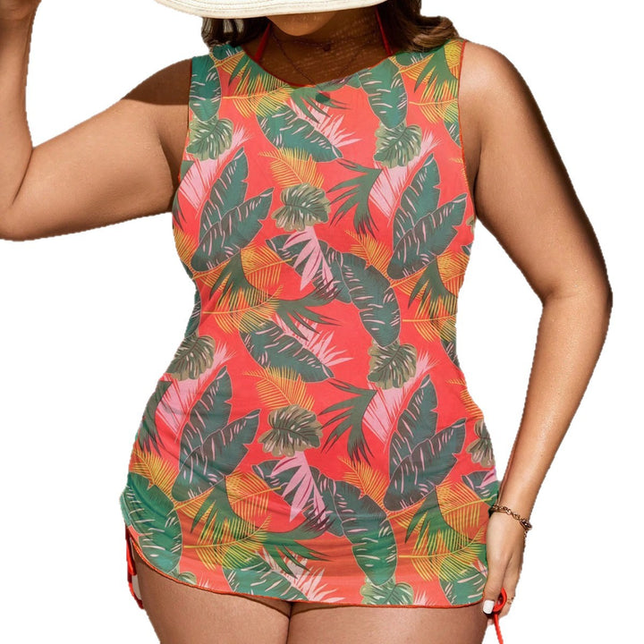 Damen Strandkleid mit raffiniertem Wickeldetail Drune