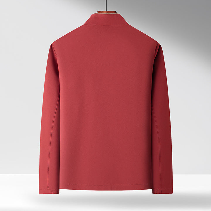 Herren elegante Übergangsjacke mit praktischem Stehkragen und seitlichen Reißverschlusstaschen Drune