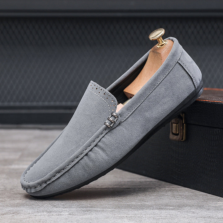 Herren Elegante Wildleder Slipper