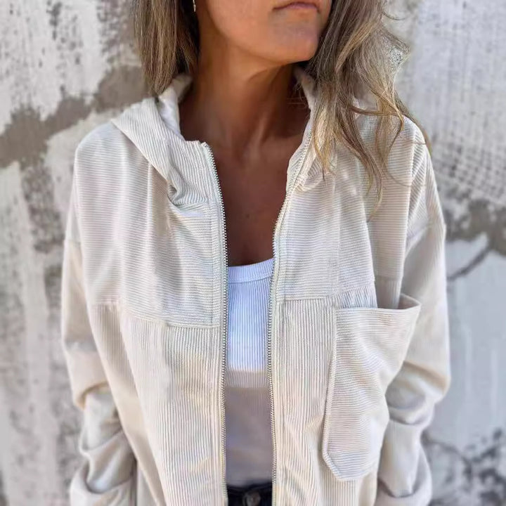 Damen modische Cordjacke Drune