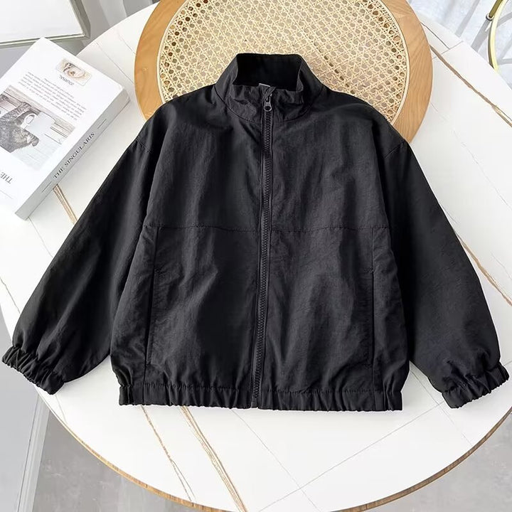 Damen leichte Übergangsjacke mit Stehkragen Drune