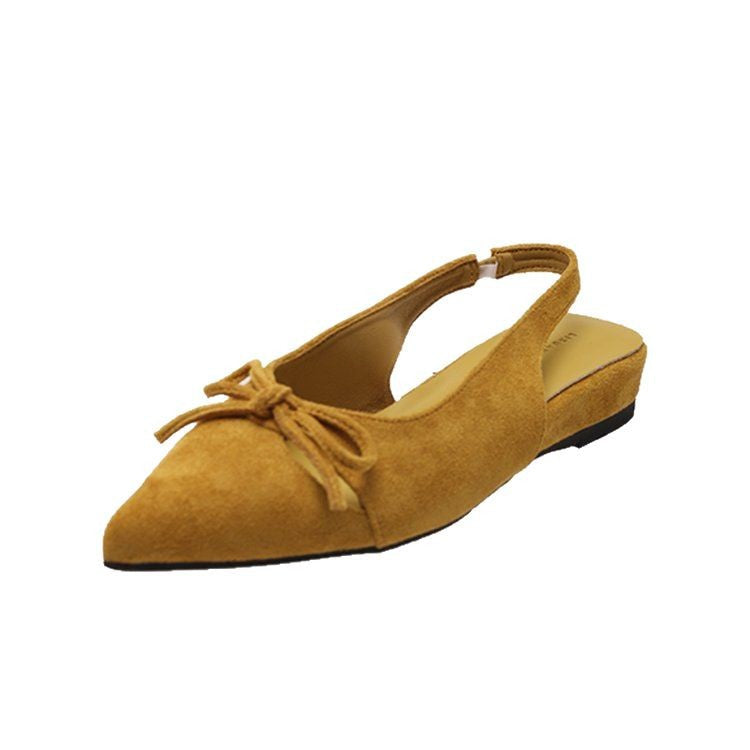 Damen Sling-Ballerinas mit dekorativem Schleifendetail und komfortablem Fußbett Drune