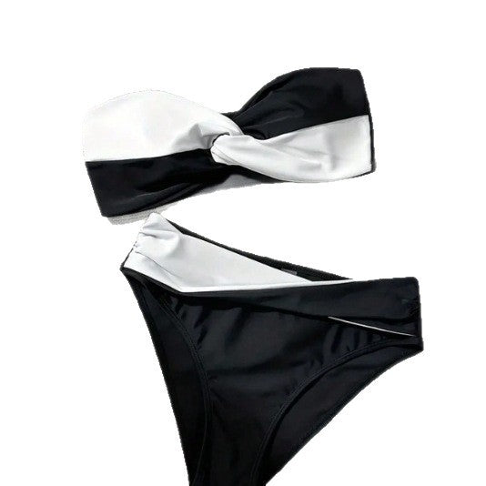 Damen Bandeau-Bikini mit stylischem Wickel-Design Drune