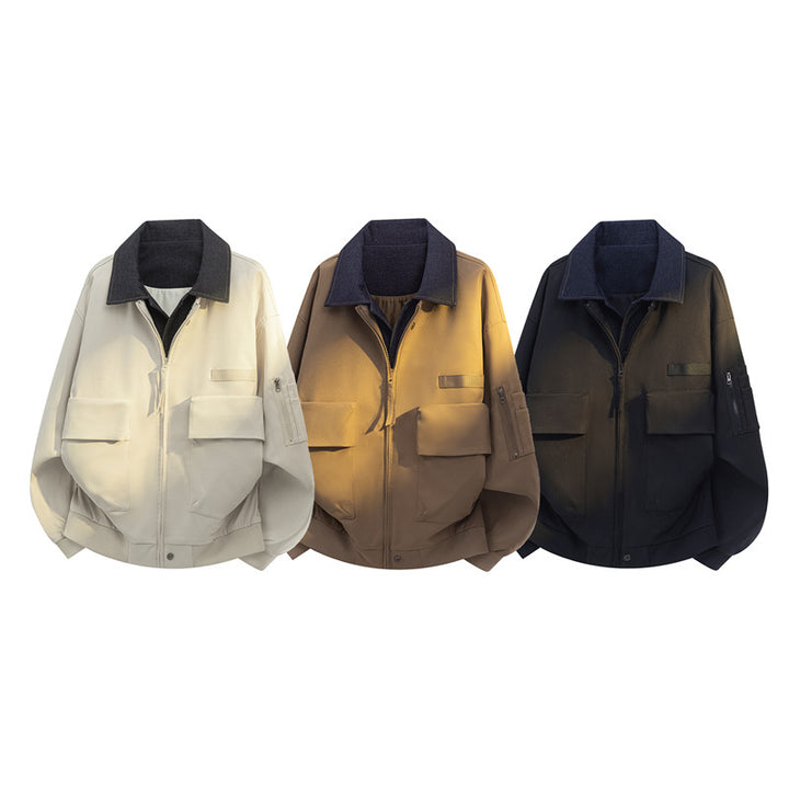 Herren Utility-Jacke mit praktischen Taschen Drune