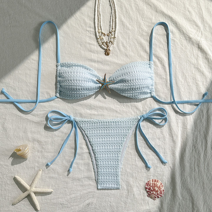 Damen Bikini-Set mit elegantem Bindedetail Drune