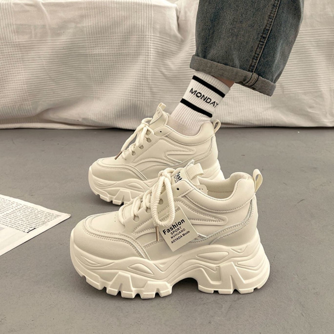 Damen Sportliche Chunky Sneakers mit innovativer Dämpfung und strapazierfähiger Obermaterialstruktur Drune