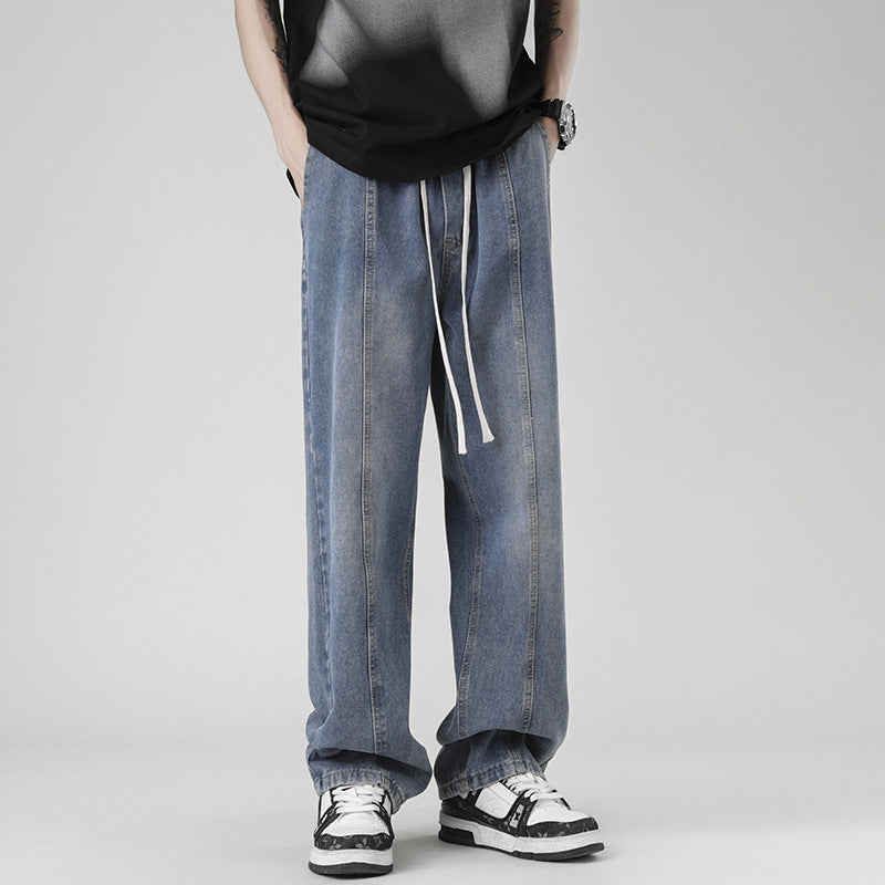 Herren Bequeme Baggy-Jeans Drune