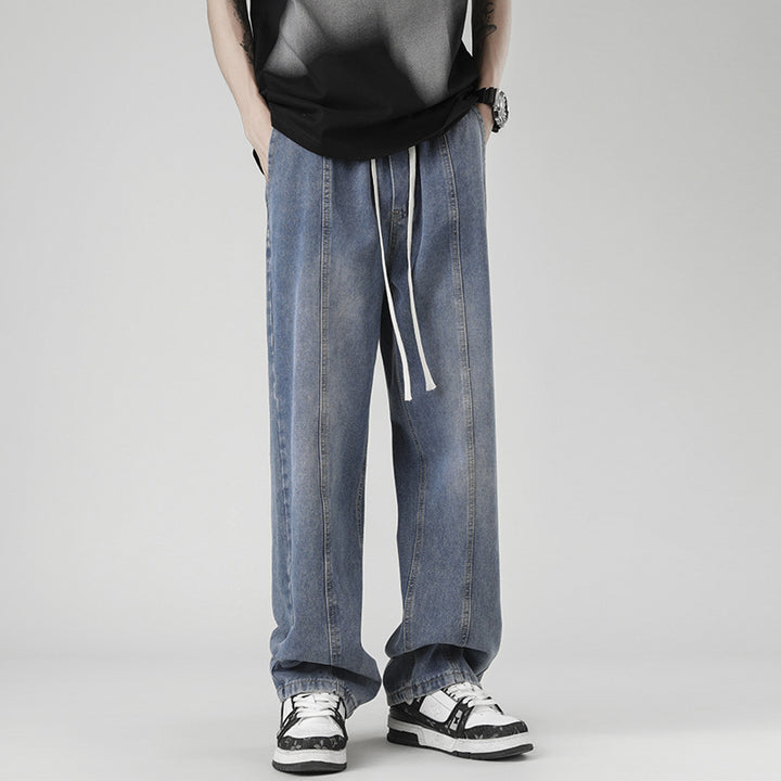 Herren Bequeme Baggy-Jeans Drune