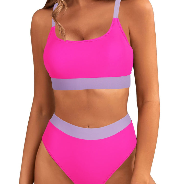 Damen Hochtailliertes Sport-Bikini-Set Drune 1750838379