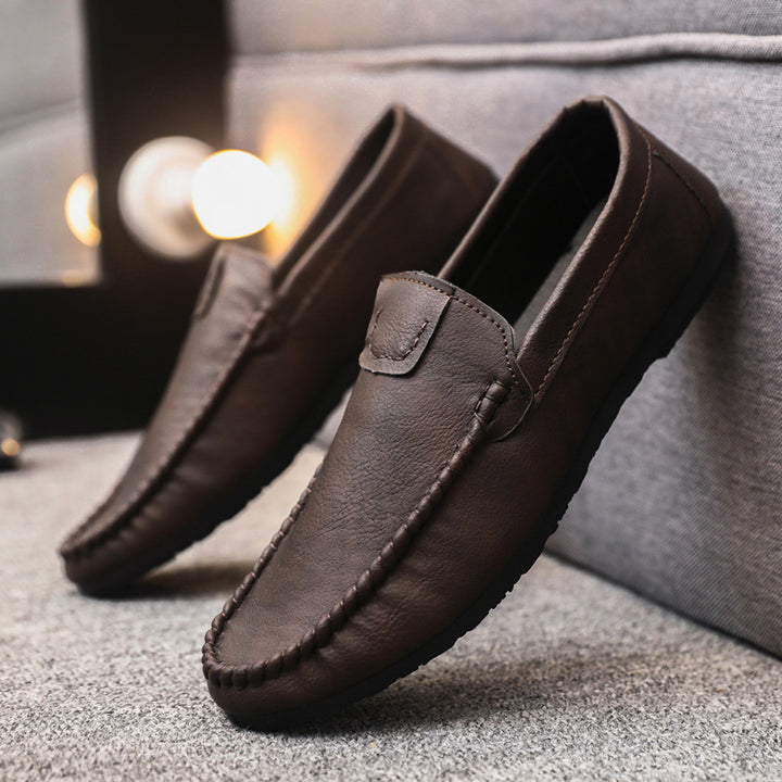 Herren Mokassins aus weichem Leder Drune