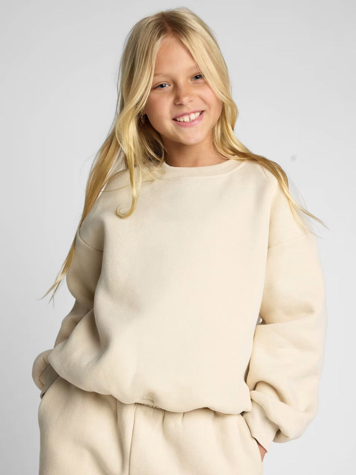 Damen lässiger Sweatshirt mit weitem Schnitt Drune