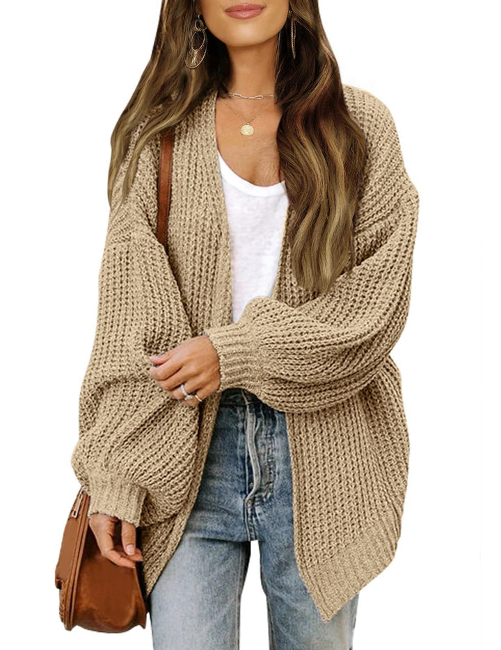 Damen Übergroßer Strickpullover Drune