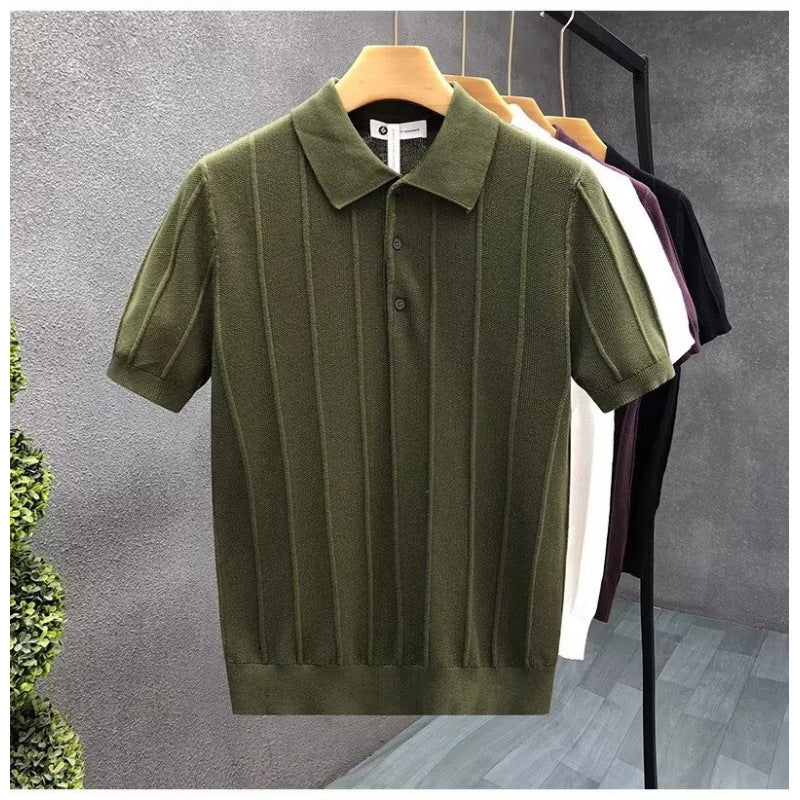 Herren Elegantes Poloshirt Drune