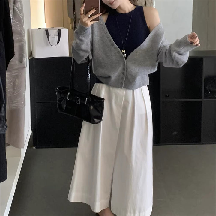 Damen lockerer Strickcardigan Drune