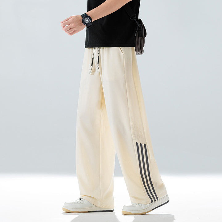 Herren Sportliche Weitgeschnittene Freizeithose