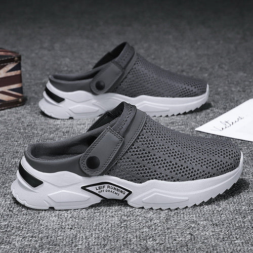 Damen Atmungsaktive Clogs mit rutschfester Sohle und flexiblem Obermaterial Drune